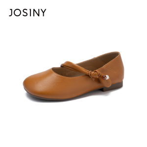 Josiny | French Mary Jane Flats Womens Shoe
