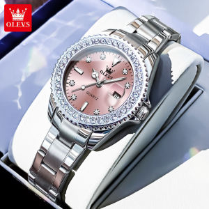【100% Genuine】OLEVS Watch For Women Waterproof Original 2023 New Luxury Diamond Dial Elegant Casual Stainless Steel Calendar Luminous Olevs Watch Price Olevs Relojes Olves Watches - Lazada