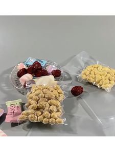 100pcs Plastik Vacuum Bag Digunakan Untuk Pelestarian Kompresi Vakum Makanan 6x8cm/7x10cm/11x15cm