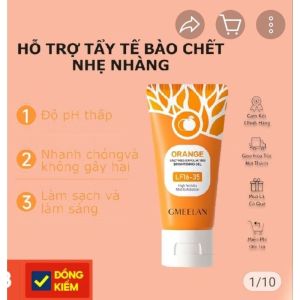 ( COD ) 1 TUÝT GMEELAN ORANGE EXFOLOLIATING GEL 50G tẩy tế bào chết da mặt