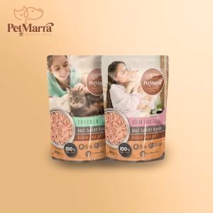 PetMarra Natural Meat Loaf Adult Cat Wet Food Pouch Chicken Flavor 80g BUNDLE OF 6 - PetMate