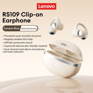 Lenovo | Lenovo RS109 Clip On Bluetooth 6.0 Headphones OWS Wireless Earphones IMAX Deep Bass 360° Surround Sound Open Ear Earbuds HD Call