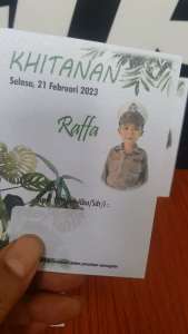 (100pcs) undangan kopi mini kecil 75x105 free foto bisa ulang tahun pernikahan khitanan sunatan syukuran tasyakuran aqiqah