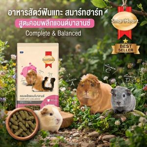 ( แบ่งขาย )อาหารหนูแก๊สบี้ Smart heart ขนาด 1 kg. ยอดนิยมอันดับ1