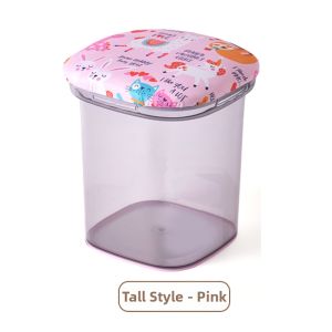 Multifunctional Transparent Storage Ottoman