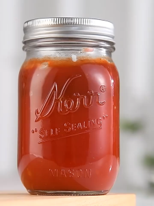Mason Jar Glass Transparent Oat-Sealed Beverage Cup Durable Kitchen Storage Container Milk Shake Juice Pickling Jelly