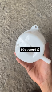 Bình dầu côn phanh 140 tròn 1 vòi dùng cho xe ô tô ben xe thùng nhựa