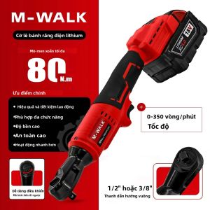 Cờ Lê Lực Điện Không Dây Không Chổi Than 3/8 Sạc Lại Được Dùng Cho Pin Milwaukee 18V Dụng Cụ Điện Cầm Tay Tự Làm Tại Nhà Tháo Ốc Vít