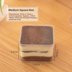 Transparent Plastic Food Packaging Box