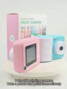 LIOTOG S7 Kids Instant Print Camera Thermal Printer Camera Children Digital Camera Video Toy Birthday Gift 32G Memory Card