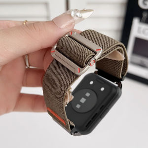 Sport Strap for Samsung Galaxy Watch Fit 3 Adjustable Nylon Band for Samsung Galaxy Fit 3 Nylon Elastic Braided Strap Correa