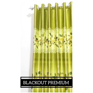 Gorden Jumbo Lebar 2 Meter Bahan Blackout Premium Motif Bunga Tulip Columbus Abu