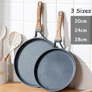 S&S Non-Sticky Frying Pan 20cm/24cm/28cm  Layer Cake Non-Stick Popiah Pan Fried Egg Pancake Pan  Suitable For Induction Cooker