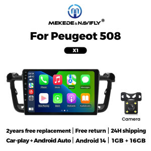 MEKEDE Car Radio Android Screen For Peugeot 508 508SW 2011-2018 Car Multimedia Video Player Navigation GPS WIFI Carplay WIFI