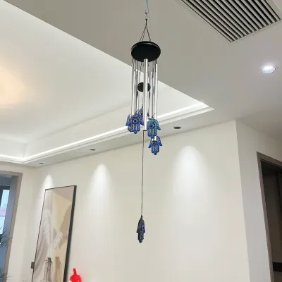 Colorful Metal Copper Wind Chimes Door Decorative Hanging Ornaments Creative Feng Shui Gold Bell Balcony Shop Door Bell Pendants Gifts for Women