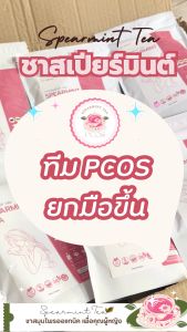 🔥ซื้อ 1 แถม 1 🔥 ชาสเปียร์มินต์ พลัส ตรา PCOS ชา Spearmint Tea ชา สเปียร์มินต์ ชาสเปียมินท์ ตรา พีซีโอเอส