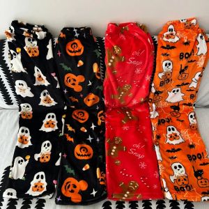 2026 New Anime plush Pajama Pants Cartoon Leisure Halloween Pajamas Homewear Couple Sleeping Pants