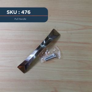 Tajima 476 96mm Modern Cabinet Handle (Satin Nickel)