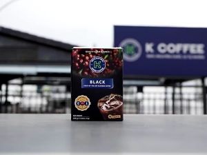 Cà Phê Đen Hòa Tan K Black 2in1 170g (Hộp 10 Gói x 17g) - Thương Hiệu K COFFEE