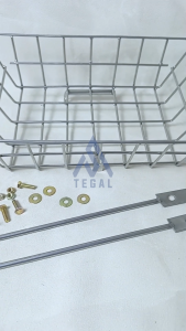 KERANJANG SEPEDA MODEL TROSS BASCKET RACK CHROME PEMASANGAN UNIVERSAL SEPEDA