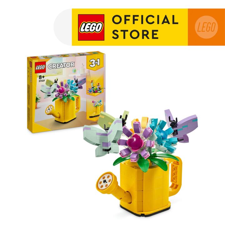 LEGO Creator 31149 Flowers in Watering Can 3in1 Toy (420 Pieces