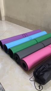 [CHÍNH HÃNG] Thảm tập yoga cao su pu in định tuyến cao cấp
