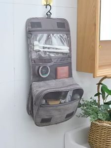 TALENTIN Toiletry Bag Multipurpose Travel Bag with Hanging Hook Wear Resistant Storage Bag Cosmetic Bag Shower Bag Beg Makeup