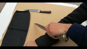 Sarung lengan tangan Anti Begal pisau manset Pelindung Berburu Kebun Military Hiking tusuk