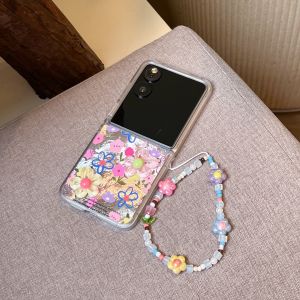 Foldable Screen Phone Case Huawei PuraX Xiaomi MixFlip2 Honor MagicV Motorola 50Ultra Samsung ZFlip6 Bracelet Lanyard W25flip