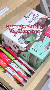 Bột Sô-Cô-La Acacao Hòa Tan Vị Bạc Hà Uống Liền Dinh Dưỡng Bột Sô-Cô-La Vị The Mát Sảng Khoái - Túi 96g Hộp 286g