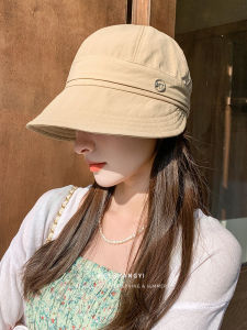 หมวกกันแดดทรงสปอร์ตแบบสวมสำหรับผู้หญิงในช่วงฤดูร้อนปี 2023 หมวกตกปลาป้องกันแสงแดด หมวกกันแดด หมวกกันแดดแบบสวมที่มีขอบกว้าง