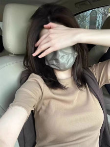 YUFUQING | Korean Style Round Neck Short Sleeve Womens T-shirt Slim Fit Fashionable Versatile Summer New Design Light Luxury Top