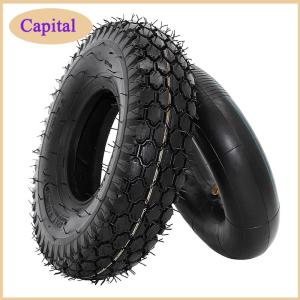 New Inflatable Inner and Outer Tires 4.10/3.50-5 Used as Tire Modification Parts for Handcarts and Scooters