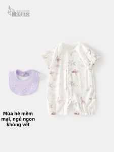 banjixiaoke | Bodysuit Mỏng Cho Bé Mùa Hè