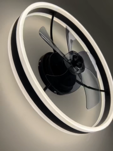【CHAMER】19.6inchs Ceiling Fan With Light For Bedroom DC Motor ceiling fan 220V-240V 60W LED Lighting
