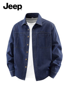 Jeep | Heavy Duty American Workwear Mens Shirt Spring Autumn 2026 New Water Washed