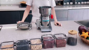 1200G Electric Grain Grinder Machine Stainless Steel Food Processor Commercial Home Pengisar Kering Pengisar Serbuk 磨粉机