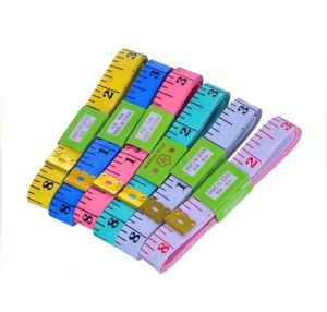 Meteran Pita 150cm Tali Tailor Pengukur Pinggang Badan Baju Tape Perlengkapan Jahit