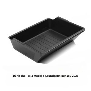 Hộp Đựng Đồ Phía Sau Xe Tesla Model Y Juniper 2025 Khay Đựng Đồ ABS Phụ Kiện Xe Hơi Chống Thấm Nước Chịu Áp Lực Đựng Ô