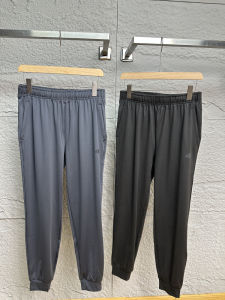 Outdoor High-End Mens Comfortable Elastic Sports Pants Quick-Drying Breathable Loose Waist Long Trousers Trendy Casual Pants