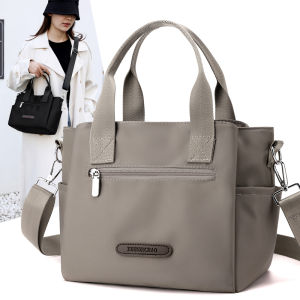 Elegant Oxford Cloth Crossbody Bag Womens Single Shoulder Handbag Large Capacity Commuting Waterproof Nylon Bag