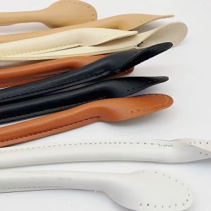 42cm short PU leather purse bag strap handle end holes DIY tali beg
