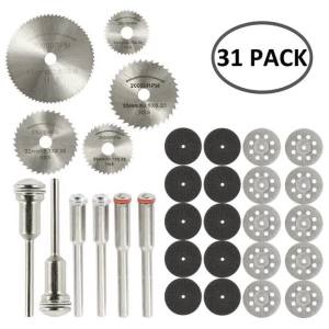 Diamond Cutting Disc Mini Circular Saw Blade Set Sanding Grinding Wheel Woodworking Tool for Dremel Power Tools Accessories