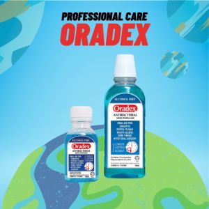 ORADEX ANTIBACTERIAL MOUTHWASH 90ML