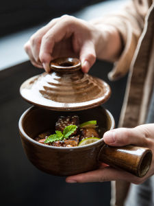 Nồi Đất Sét Chịu Nhiệt Độ Cao Có Nắp Đậy Dùng Trong Lò Vi Sóng Nồi Nấu Cơm Bằng Gốm Chịu Nhiệt Độ Cao Nồi Nấu Chậm Sáng Tạo Của Fante