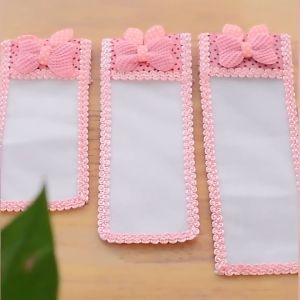 【Pharaoh🎀COD】 1 Pcs Remote Control TV dengan Tas L/M/S 3 ukuran Remote Control Penutup Ikatan Simpul Renda