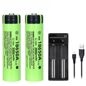 XIWANGFIRE 100% New Original 4.2V 18650 Rechargeable Battery 2000mAh 18650 Lithium Rechargeable Battery for Flashlight Batteries