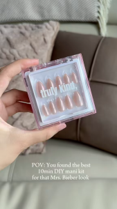 [Truly Kind Press-on Nails] Press-on Nail Kit | 24-30 pcs inclusive sizing | Nail Glue Nail Tab | Free Toolkit included