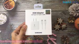 Bộ Củ Sạc Nhanh Samsung 25W / 45W TypeC Cho S22/ S21/ S20Ultra/ Note 10+/ Note 10... và nhiều dòng máy khác