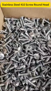 SUS410 Stainless Steel M4.2 Wafer Head Self Drilling Screw 19-50mm (1 Box) Skru Besi Tek Cross Head
